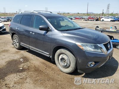 Czwarte zdjęcie samochodu z boku: 2014 NISSAN PATHFINDER S VIN:5N1AR2MM2EC684473 - miniatura
