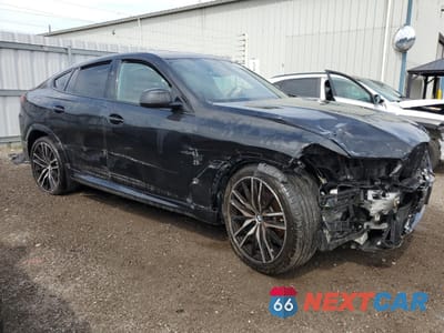 Czwarte zdjęcie samochodu z boku: 2022 BMW X6 XDRIVE40I VIN:5UXCY6C07N9K38725 - miniatura