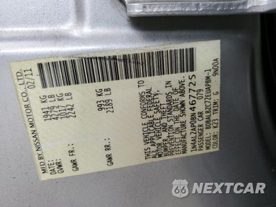 Zdjęcie 12 z 12 samochodu: 2011 NISSAN ALTIMA BASE VIN:1N4AL2AP0BN467725 - miniatura