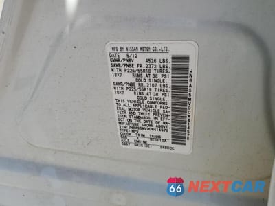 Zdjęcie 13 z 13 samochodu: 2012 NISSAN ROGUE S VIN:JN8AS5MV0CW414578 - miniatura