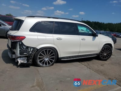 Trzecie zdjęcie samochodu z tyłu: 2022 MERCEDES-BENZ GLS 450 4MATIC VIN:4JGFF5KEXNA683756 - miniatura