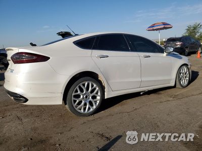 Trzecie zdjęcie samochodu z tyłu: 2014 FORD FUSION TITANIUM VIN:3FA6P0D97ER145628 - miniatura