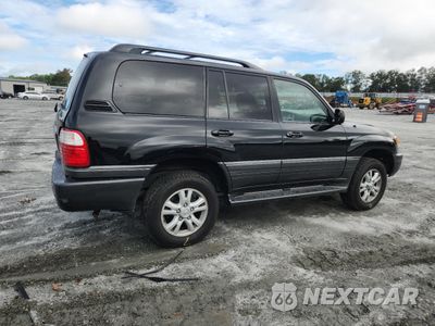 Trzecie zdjęcie samochodu z tyłu: 2004 LEXUS LX 470 VIN:JTJHT00WX43541878 - miniatura