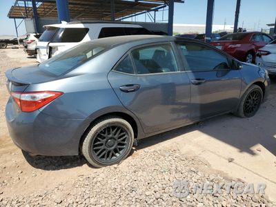 Trzecie zdjęcie samochodu z tyłu: 2014 TOYOTA COROLLA L VIN:5YFBURHE7EP133210 - miniatura