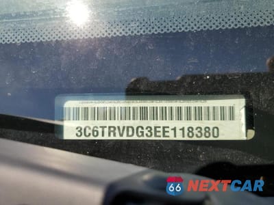 Zdjęcie 14 z 14 samochodu: 2014 RAM PROMASTER 2500 2500 HIGH VIN:3C6TRVDG3EE118380 - miniatura