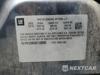 Zdjęcie 12 z 12 samochodu: 2013 CHEVROLET CRUZE LTZ VIN:1G1PG5SB0D7128265 - miniatura