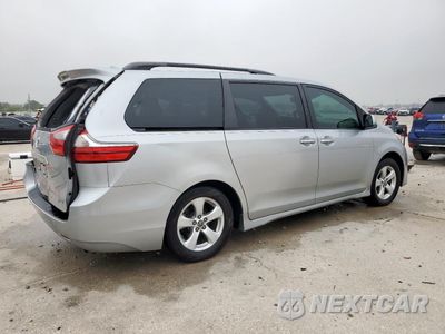 Trzecie zdjęcie samochodu z tyłu: 2020 TOYOTA SIENNA LE VIN:5TDKZ3DCXLS021542 - miniatura