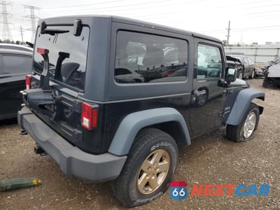 Trzecie zdjęcie samochodu z tyłu: 2015 JEEP WRANGLER SPORT VIN:1C4AJWAG9FL763187 - miniatura