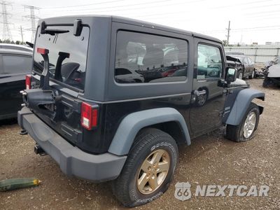 Trzecie zdjęcie samochodu z tyłu: 2015 JEEP WRANGLER SPORT VIN:1C4AJWAG9FL763187 - miniatura