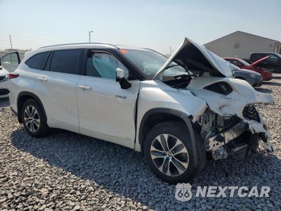 Czwarte zdjęcie samochodu z boku: 2021 TOYOTA HIGHLANDER HYBRID XLE VIN:5TDHBRCH2MS517273 - miniatura