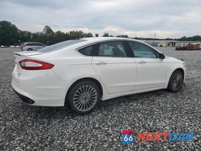 Trzecie zdjęcie samochodu z tyłu: 2014 FORD FUSION TITANIUM VIN:3FA6P0K92ER118775 - miniatura