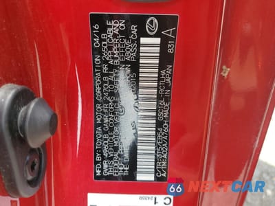 Zdjęcie 12 z 12 samochodu: 2016 LEXUS RC 300 VIN:JTHSM5BC3G5002015 - miniatura