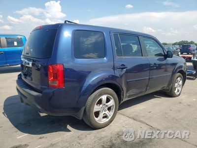Trzecie zdjęcie samochodu z tyłu: 2014 HONDA PILOT EXL VIN:5FNYF3H60EB005185 - miniatura