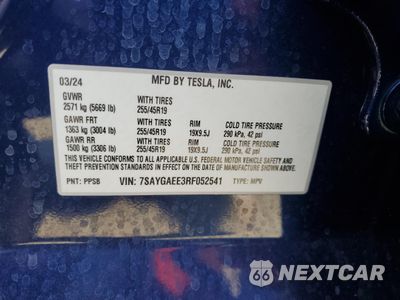 Zdjęcie 13 z 15 samochodu: 2024 TESLA MODEL Y VIN:7SAYGAEE3RF052541 - miniatura