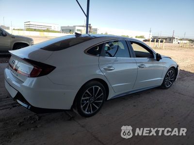 Trzecie zdjęcie samochodu z tyłu: 2021 HYUNDAI SONATA LIMITED VIN:5NPEH4J24MH122424 - miniatura