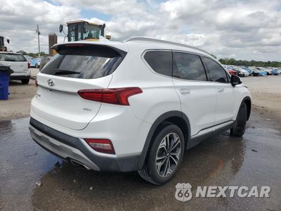 Trzecie zdjęcie samochodu z tyłu: 2020 HYUNDAI SANTA FE SEL VIN:5NMS33AA6LH299619 - miniatura