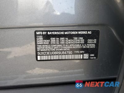 Zdjęcie 14 z 14 samochodu: 2024 BMW X5 XDRIVE40I VIN:5UX23EU08R9U84790 - miniatura