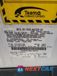 Zdjęcie 12 z 12 samochodu: 2011 FORD TAURUS SHO VIN:1FAHP2KT8BG190633 - miniatura