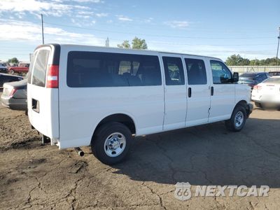 Trzecie zdjęcie samochodu z tyłu: 2024 CHEVROLET EXPRESS G3500 LS VIN:1GAZGNF71R1264722 - miniatura