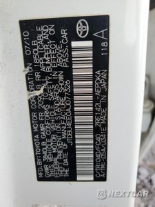 Zdjęcie 12 z 14 samochodu: 2010 TOYOTA COROLLA BASE VIN:JTDBU4EE0AJ077326 - miniatura