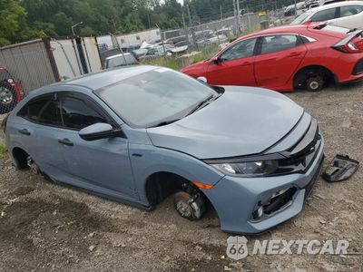 Czwarte zdjęcie samochodu z boku: 2021 HONDA CIVIC SPORT VIN:SHHFK7H41MU421834 - miniatura