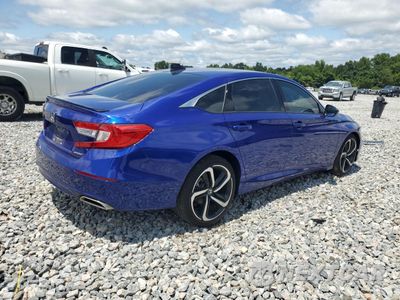 Trzecie zdjęcie samochodu z tyłu: 2022 HONDA ACCORD SPORT VIN:1HGCV1F39NA090662 - miniatura