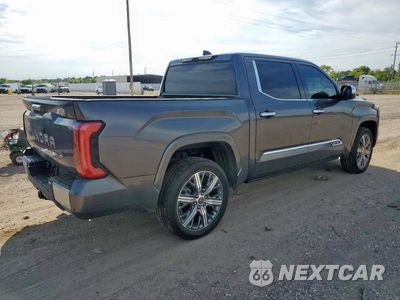 Trzecie zdjęcie samochodu z tyłu: 2023 TOYOTA TUNDRA CREWMAX CAPSTONE CREWMAX CAPSTONE VIN:5TFVC5DB1PX019289 - miniatura