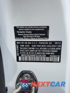 Zdjęcie 12 z 14 samochodu: 2015 PORSCHE 911 CARRERA S VIN:WP0CB2A94FS154109 - miniatura