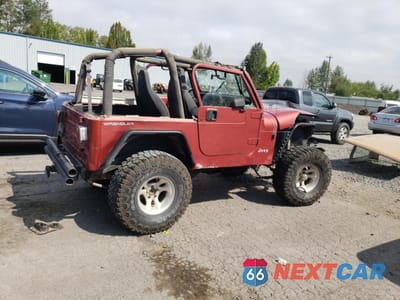 Trzecie zdjęcie samochodu z tyłu: 1992 JEEP WRANGLER / YJ VIN:2J4FY29S8NJ553200 - miniatura