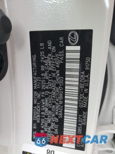 Zdjęcie 12 z 15 samochodu: 2024 LEXUS ES 350 BASE VIN:58ADZ1B18RU171303 - miniatura