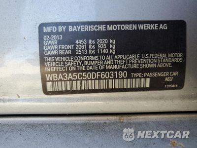 Zdjęcie 12 z 12 samochodu: 2013 BMW 328 I VIN:WBA3A5C50DF603190 - miniatura