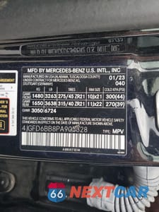 Zdjęcie 12 z 12 samochodu: 2023 MERCEDES-BENZ GLE COUPE AMG 53 4MATIC VIN:4JGFD6BB8PA905828 - miniatura