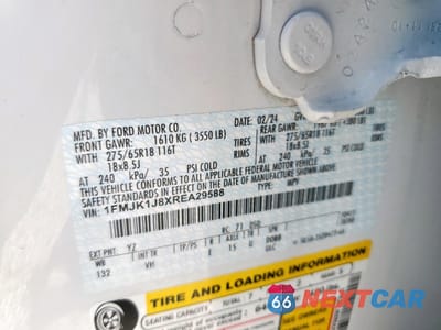 Zdjęcie 13 z 13 samochodu: 2024 FORD EXPEDITION MAX XLT VIN:1FMJK1J8XREA29588 - miniatura