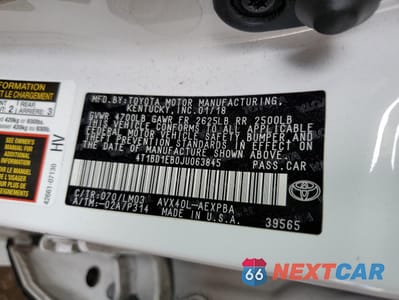 Zdjęcie 12 z 13 samochodu: 2018 TOYOTA AVALON HYBRID VIN:4T1BD1EB0JU063845 - miniatura