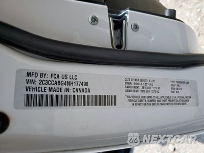 Zdjęcie 12 z 13 samochodu: 2022 CHRYSLER 300 S VIN:2C3CCABG4NH177498 - miniatura