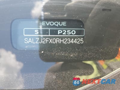 Zdjęcie 13 z 13 samochodu: 2024 LAND ROVER RANGE ROVER EVOQUE S VIN:SALZJ2FX0RH234425 - miniatura