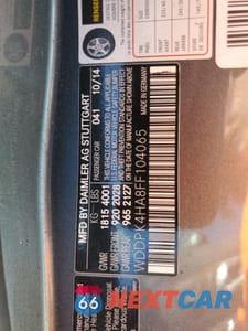 Zdjęcie 12 z 14 samochodu: 2015 MERCEDES-BENZ SLK 250 VIN:WDDPK4HA8FF104065 - miniatura