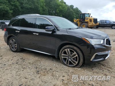 Czwarte zdjęcie samochodu z boku: 2017 ACURA MDX ADVANCE VIN:5FRYD3H89HB011187 - miniatura