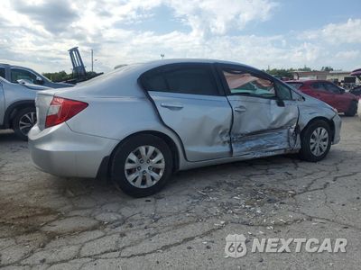 Trzecie zdjęcie samochodu z tyłu: 2012 HONDA CIVIC LX VIN:19XFB2F54CE023456 - miniatura