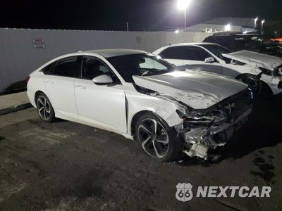Czwarte zdjęcie samochodu z boku: 2020 HONDA ACCORD SPORT VIN:1HGCV1F31LA126194 - miniatura