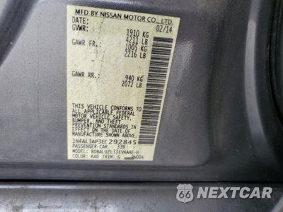 Zdjęcie 12 z 14 samochodu: 2014 NISSAN ALTIMA 2.5 VIN:1N4AL3AP3EC292845 - miniatura