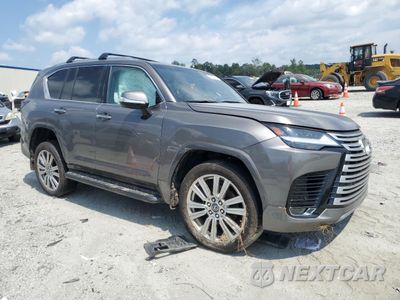Czwarte zdjęcie samochodu z boku: 2023 LEXUS LX 600 ULTRA LUXURY VIN:JTJLBACX2P4031319 - miniatura