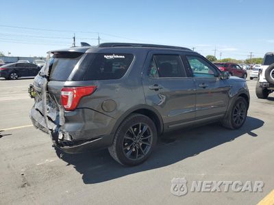 Trzecie zdjęcie samochodu z tyłu: 2017 FORD EXPLORER XLT VIN:1FM5K8D87HGA27435 - miniatura