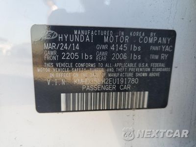 Zdjęcie 13 z 15 samochodu: 2014 HYUNDAI ELANTRA GT VIN:KMHD35LH2EU191780 - miniatura