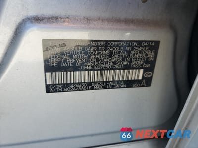 Zdjęcie 12 z 12 samochodu: 2014 LEXUS IS 350 VIN:JTHBE1D27E5012831 - miniatura