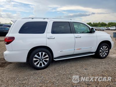 Trzecie zdjęcie samochodu z tyłu: 2018 TOYOTA SEQUOIA LIMITED VIN:5TDKY5G1XJS069354 - miniatura