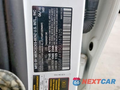 Zdjęcie 12 z 12 samochodu: 2016 MERCEDES-BENZ C 300 4MATIC VIN:55SWF4KB5GU167625 - miniatura