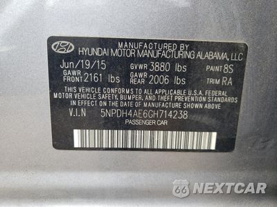 Zdjęcie 12 z 12 samochodu: 2016 HYUNDAI ELANTRA SE VIN:5NPDH4AE6GH714238 - miniatura