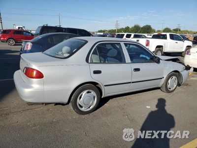 Trzecie zdjęcie samochodu z tyłu: 2000 TOYOTA COROLLA VE VIN:1NXBR12E3YZ333970 - miniatura