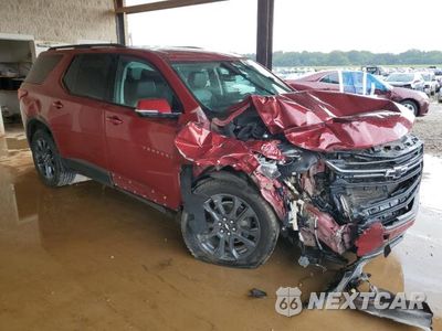 Czwarte zdjęcie samochodu z boku: 2020 CHEVROLET TRAVERSE RS VIN:1GNERJKW9LJ265587 - miniatura